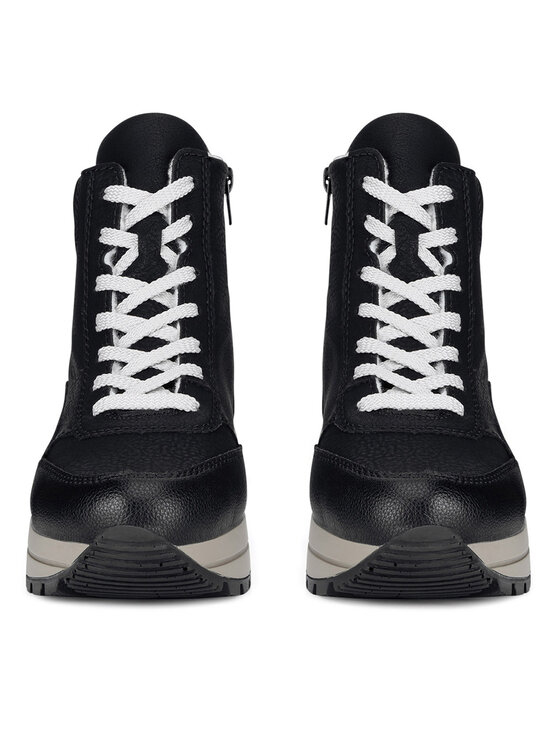 Rieker Rieker Botine N4008-00 Negru