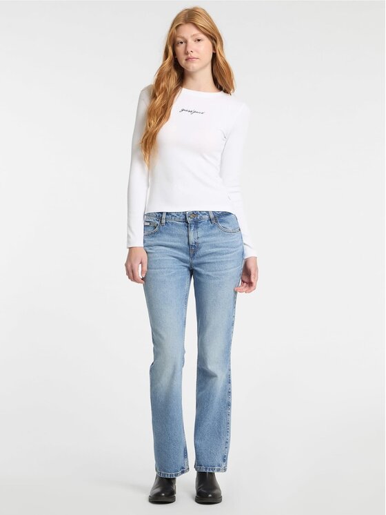 Guess Jeans Guess Jeans Jeansy 170161 Niebieski Flared Fit