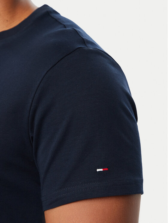 Tommy Jeans Tommy Jeans T-Shirt Dna Play DM0DM23715 Tmavomodrá Slim Fit