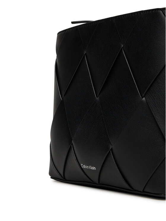 Calvin Klein Calvin Klein Handtasche Ck Woven Square Crossbody K60K612991 Schwarz
