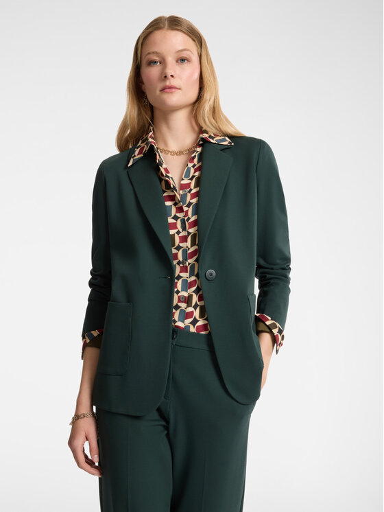 Elena Mirò Elena Mirò Giacca da abito R053P000089N053 Verde Slim Fit