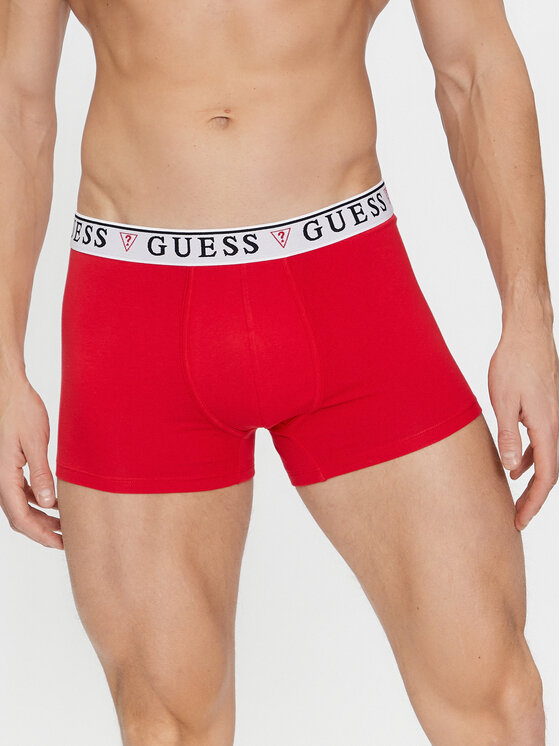 Guess Guess Souprava boxerek U97G01 KCD31 Červená