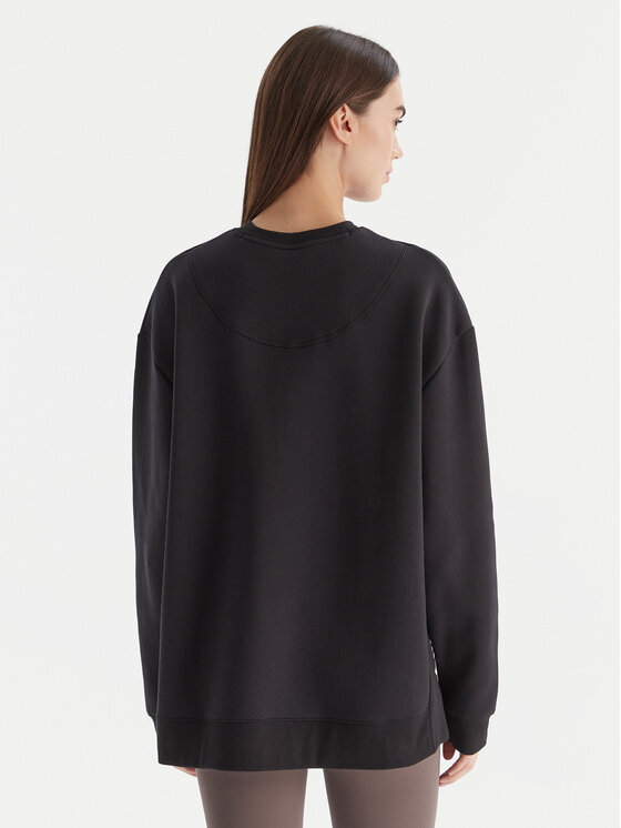 adidas by Stella McCartney adidas by Stella McCartney Džemperis ar kapuci IW6321 Melns Loose Fit