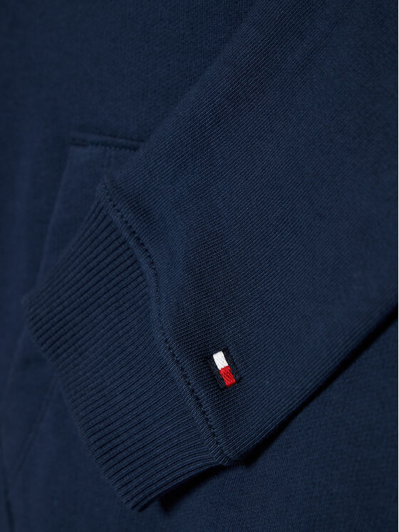 Tommy Hilfiger Tommy Hilfiger Bluză Essential Hoodie KS0KS00213 Bleumarin Regular Fit
