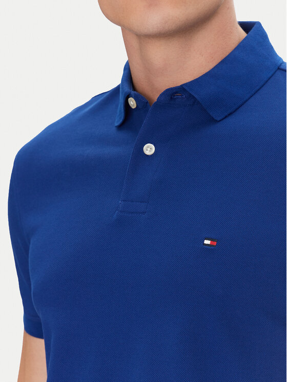 Tommy Hilfiger Tommy Hilfiger Tricou polo 1985 MW0MW17770 Albastru Regular Fit