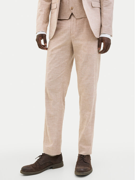 Jack & Jones Jack & Jones Chino kalhoty Riviera 12228724 Béžová Slim Fit