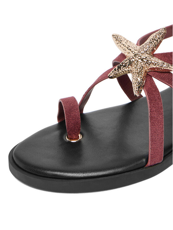 DeeZee DeeZee Sandali CEO-YLD-F9678 Bordo rdeča