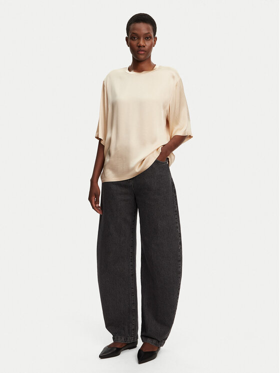 ViCOLO ViCOLO Majica TD0013 Bež Relaxed Fit