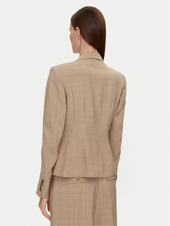 Herskind Herskind Marynarka Pli 5123110 Beżowy Regular Fit