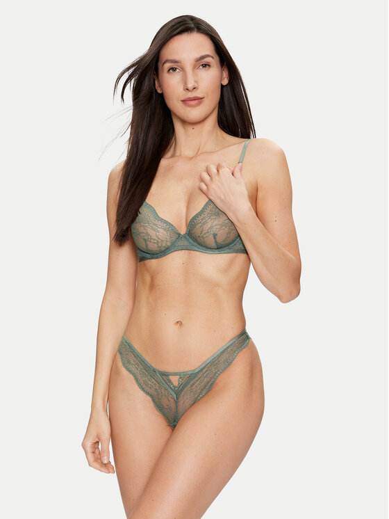 Hunkemöller Hunkemöller Braziljske spodnje hlačke Isabelle 204685 Zelena