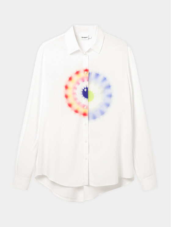 Desigual Desigual Сорочка Ohm 24SWCW04 Білий Regular Fit