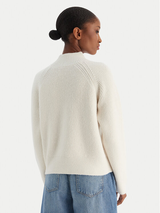 Calvin Klein Jeans Calvin Klein Jeans Džemperis Woolen Stitch LV044D372G Balts Regular Fit