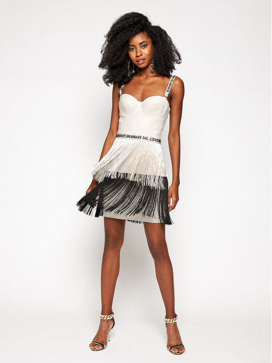 Abito da cocktail AB-037-06E2-V589 Beige Regular