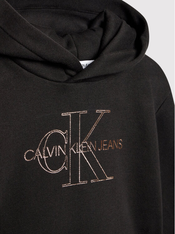 Calvin Klein Jeans Calvin Klein Jeans Vestito da giorno Monogram Outline IG0IG01179 Nero Regular Fit