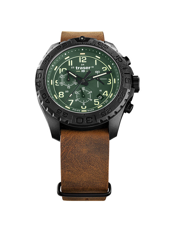 Traser Traser Zegarek TS-109047 Brązowy