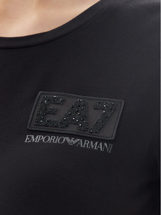 EA7 Emporio Armani EA7 Emporio Armani T-Shirt 7W000492 AF10373 UC001 Černá Regular Fit