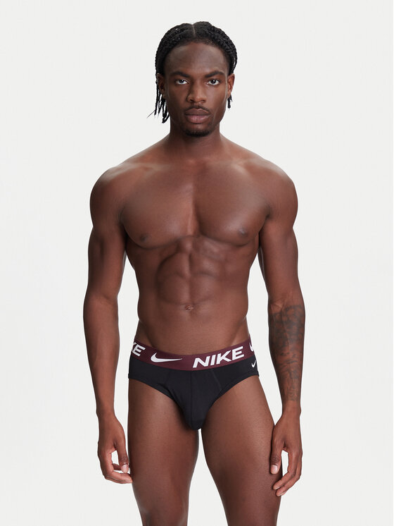 Nike Nike Set od 3 para muških slip gaća Essential Micro 0000KE1155 Crna
