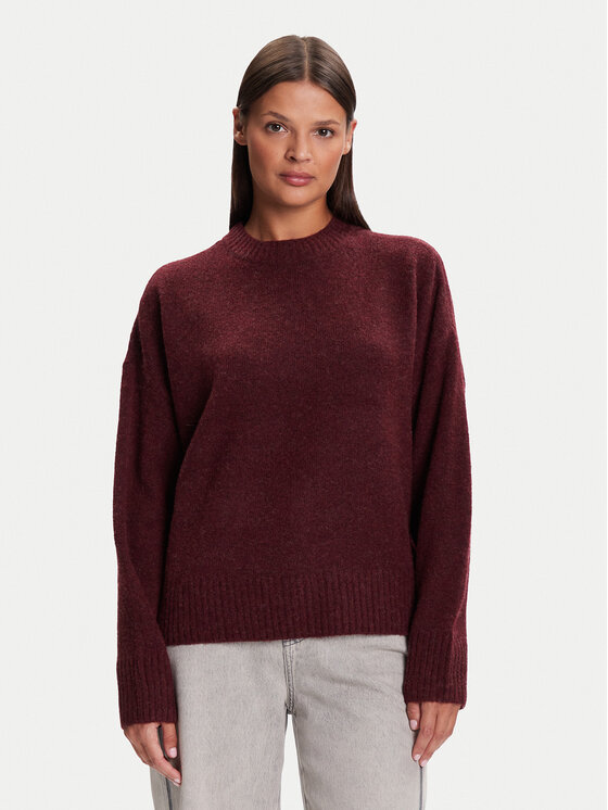 Vero Moda Vero Moda Džemper Boom 10320463 Tamnocrvena Loose Fit