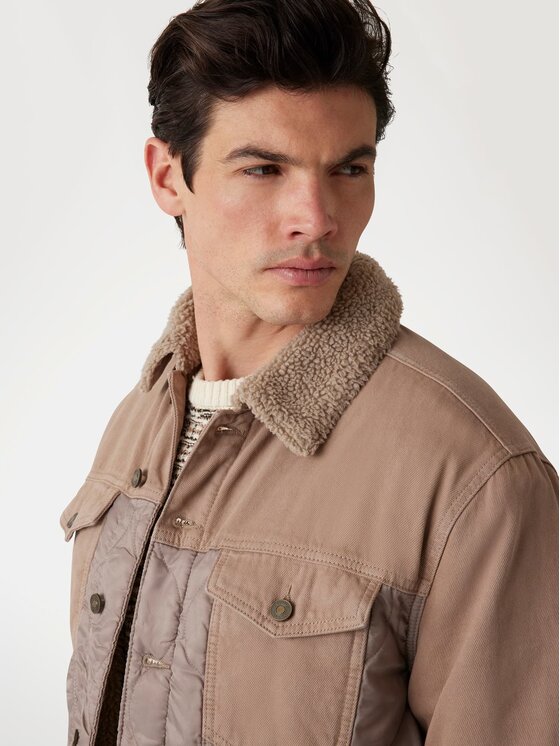 Guess Guess Kurtka przejściowa 172909 Beżowy Classic Fit