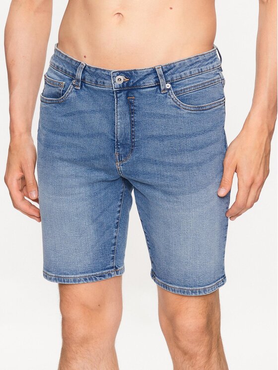 Solid Jeans kratke hlače 21107810 Modra Regular Fit