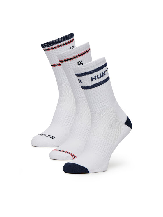 Hunter Hunter Kojinės AS_HUNTER_02W_SS25 (3-PACK) Balta