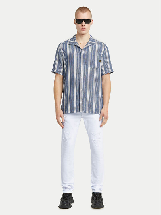 G-Star Raw G-Star Raw Srajca One Pocket D26183-D916 Modra Regular Fit