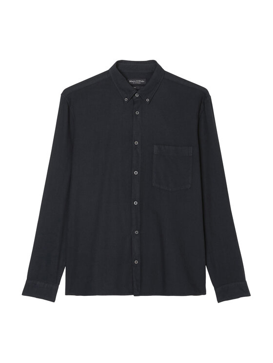 Marc O'Polo Marc O'Polo Marškiniai B21 7242 42414 Juoda Regular Fit