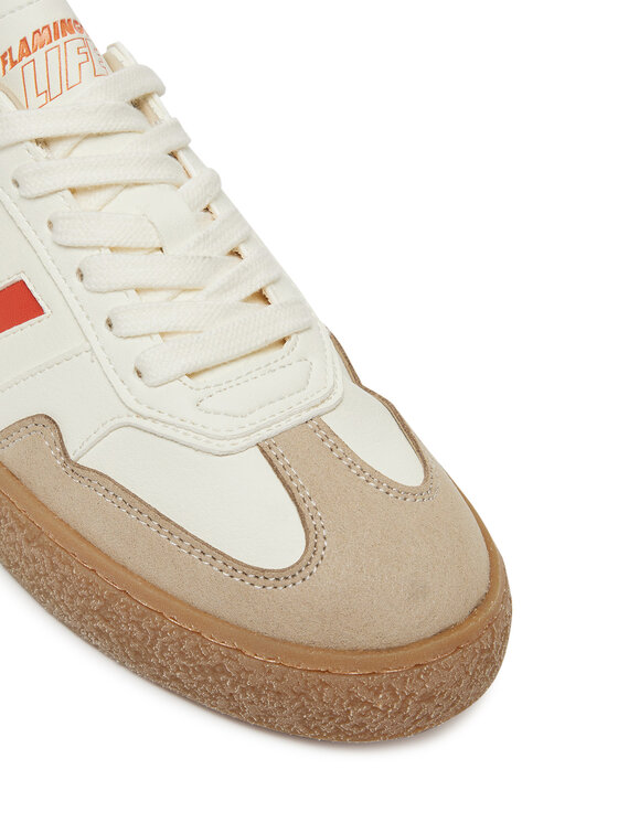 Flamingos Life Flamingos Life Sneakers Burela Bold Écru