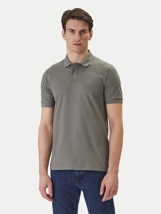 BOSS BOSS Polokošile Passenger 50507803 Šedá Slim Fit