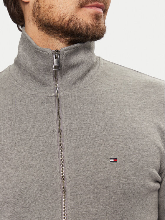 Tommy Hilfiger Tommy Hilfiger Majica dugih rukava Essential MW0MW38084 Siva Regular Fit