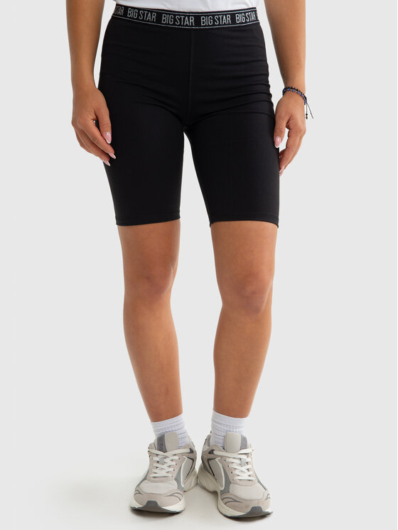 BIG STAR BIG STAR Szorty materiałowe NIKOLINASA Czarny Slim Fit
