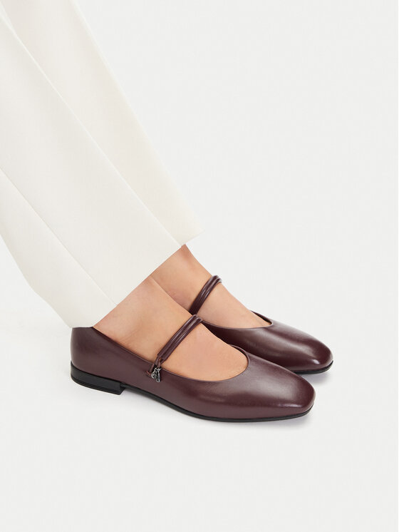 Lasocki Lasocki Balerinke CEO-RST-ROMI-64 Bordo rdeča