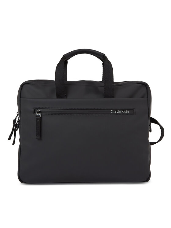 Calvin Klein Torba Za Laptop Rubberized Slim Conv Laptop Bag K50K510796 Crna