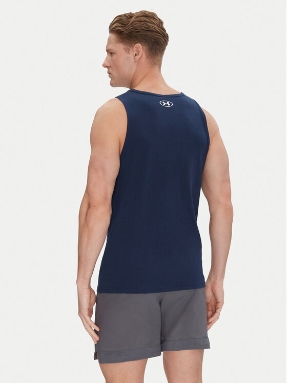 Under Armour Under Armour Tank top Ua Sportstyle Logo Tank 1382883 Tamnoplava Loose Fit