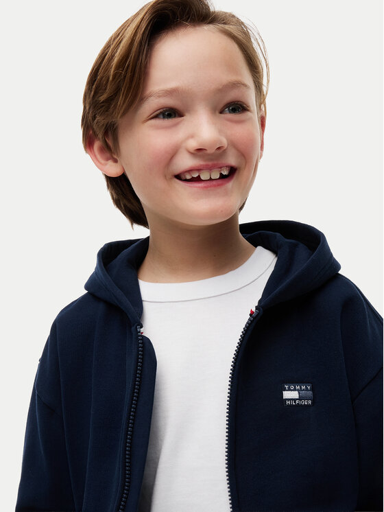Tommy Hilfiger Tommy Hilfiger Sweatshirt Tonal Flag KB0KB10553 Dunkelblau Regular Fit