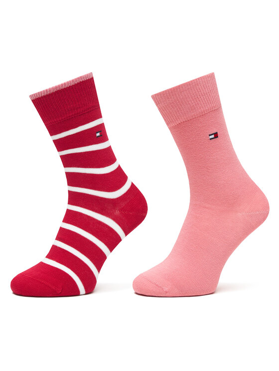 Tommy Hilfiger Tommy Hilfiger Vaikiškų ilgų kojinių komplektas (2 poros) 701229939 Rožinė