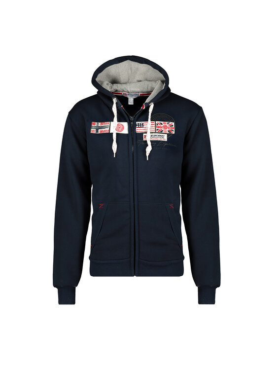 Geographical Norway Geographical Norway Bluza WT1880H/GN-NAVY Granatowy Reglan Fit