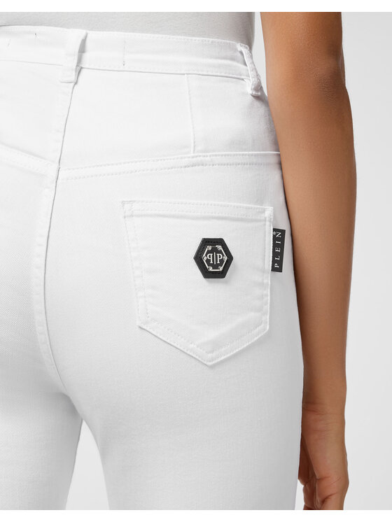 PHILIPP PLEIN PHILIPP PLEIN Džínsy 4411 Biela