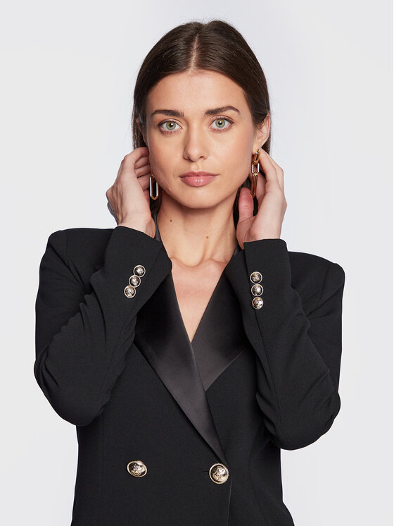 Imperial Imperial Cocktail obleka ACKFEAW Črna Slim Fit