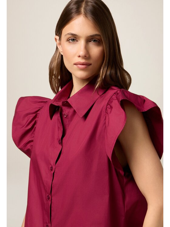 Oltre Oltre Camicia 5020R003108N019 Bordeaux Regular Fit