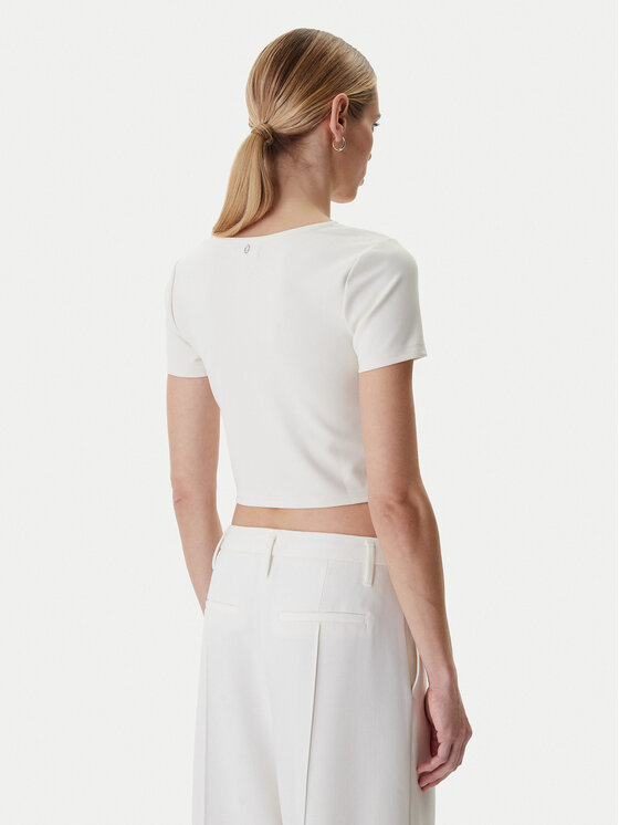 Guess Guess Majica W6RP08 KCBO2 Écru Classic Fit