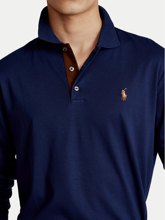 Polo Ralph Lauren Polo Ralph Lauren Polokošile 710671785001 Tmavomodrá Slim Fit