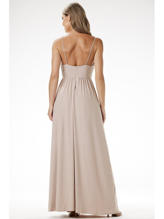Awama Awama Abito da sera A696 Beige Basic Fit