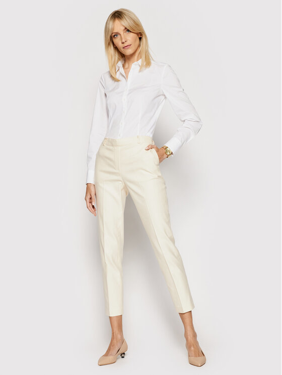 Marc O'Polo Marc O'Polo Πουκάμισο B01 1457 42563 Λευκό Slim Fit