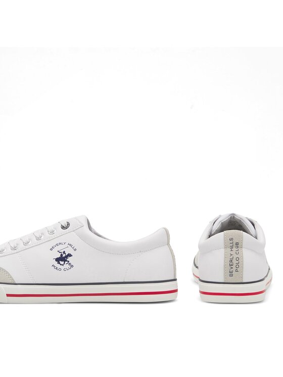 Dwa buty sportowe ustawione równolegle, widok z boku i ty?u.