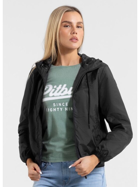 PITBULL Kurtka przejściowa damska z kapturem PRIMOSA XL