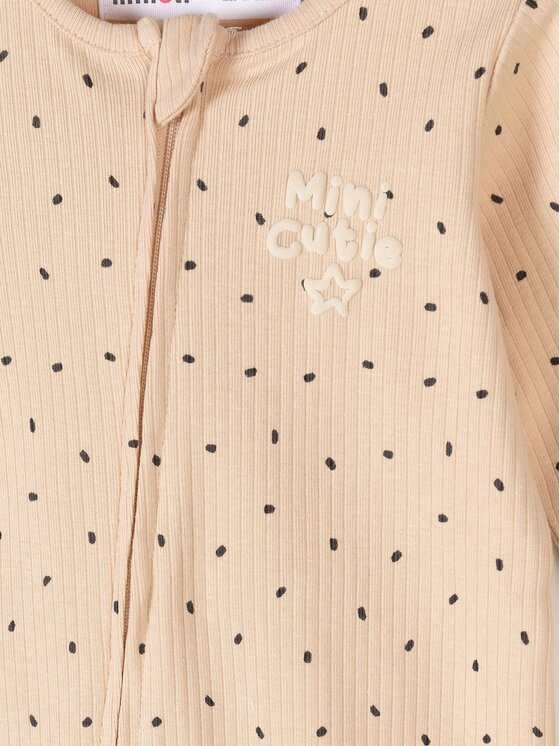 minoti minoti Komplet pajacy 28BABYRIB25 Szary Regular Fit