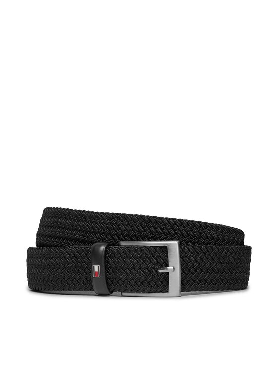 Tommy Hilfiger Vīriešu josta New Adan Belt 3.5Cm AM0AM02801 Melns