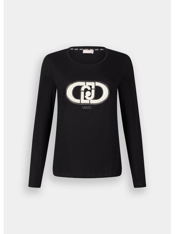 Liu Jo Liu Jo T-Shirt TF5299JS923N9785 Czarny Regular Fit