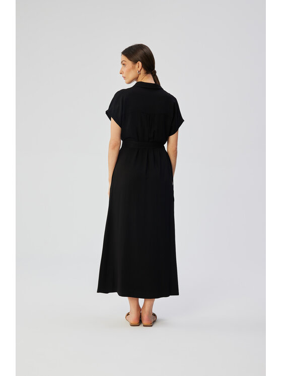 Stylove Stylove Každodenní šaty S364 Černá Comfortable Fit